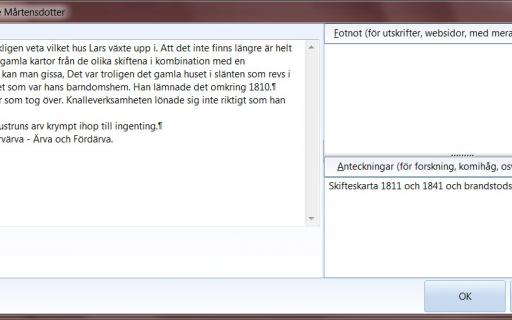 Handledning - Registrera en textnotis